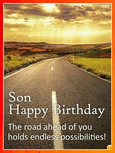 happy birthday son.