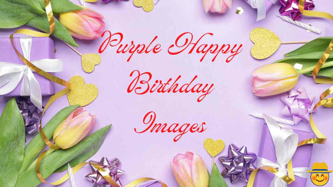 Purple Happy Birthday Images