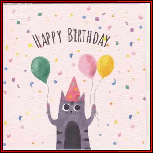 happy birthday cat images free

