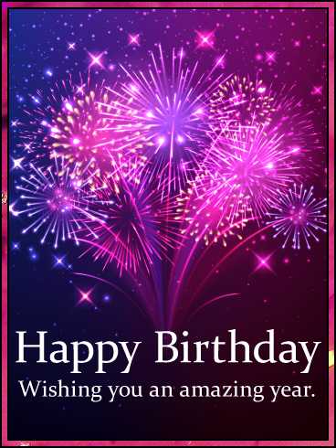 happy birthday wishes purple
