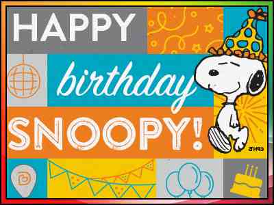 snoopy birthday images

