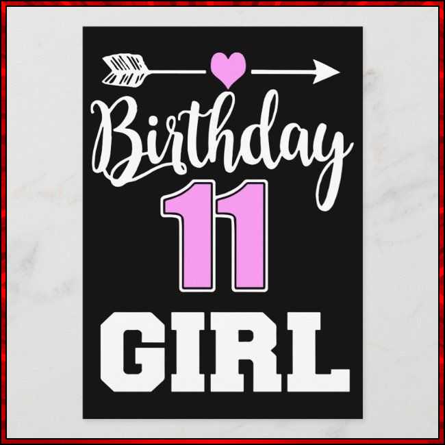 happy 11th birthday girl
