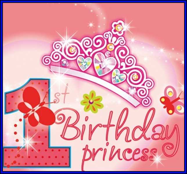 happy 1st birthday princess images
