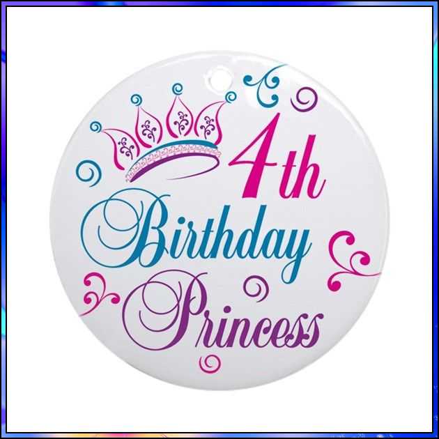 happy 4th birthday princess
