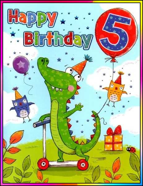 happy 5th birthday wishes
