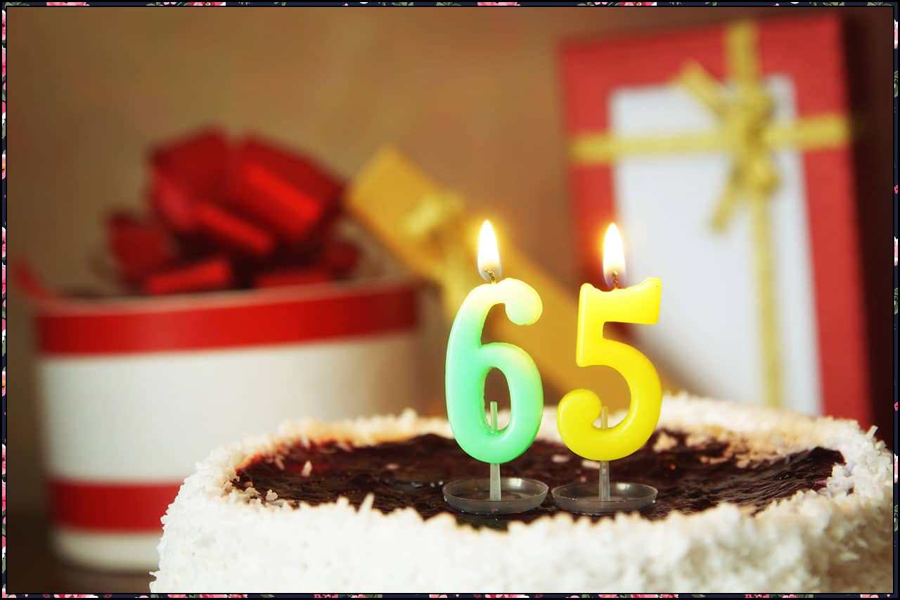 happy 65th birthday cake
