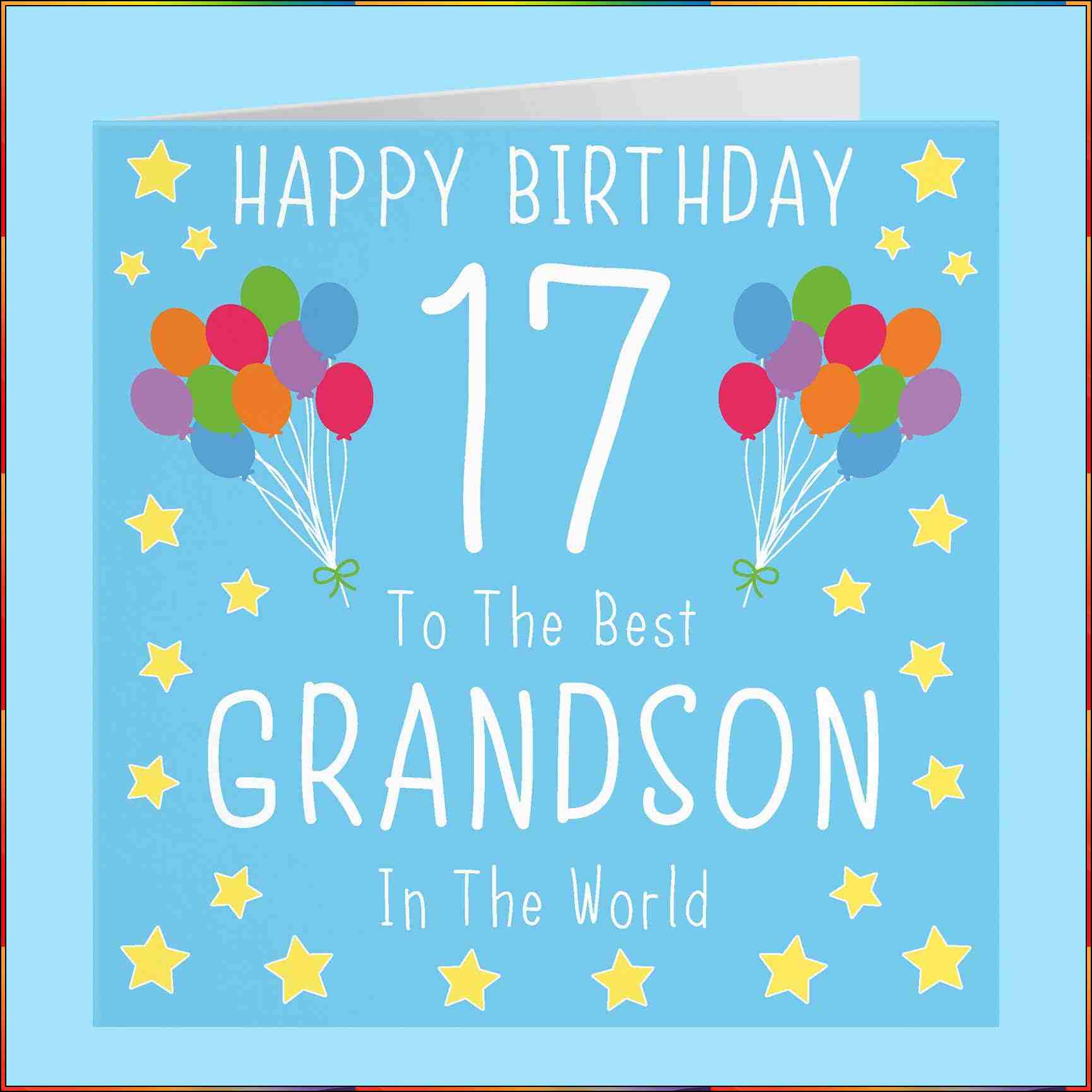 happy 17th birthday grandson images
