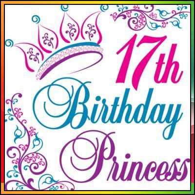 happy 17th birthday Princess images
