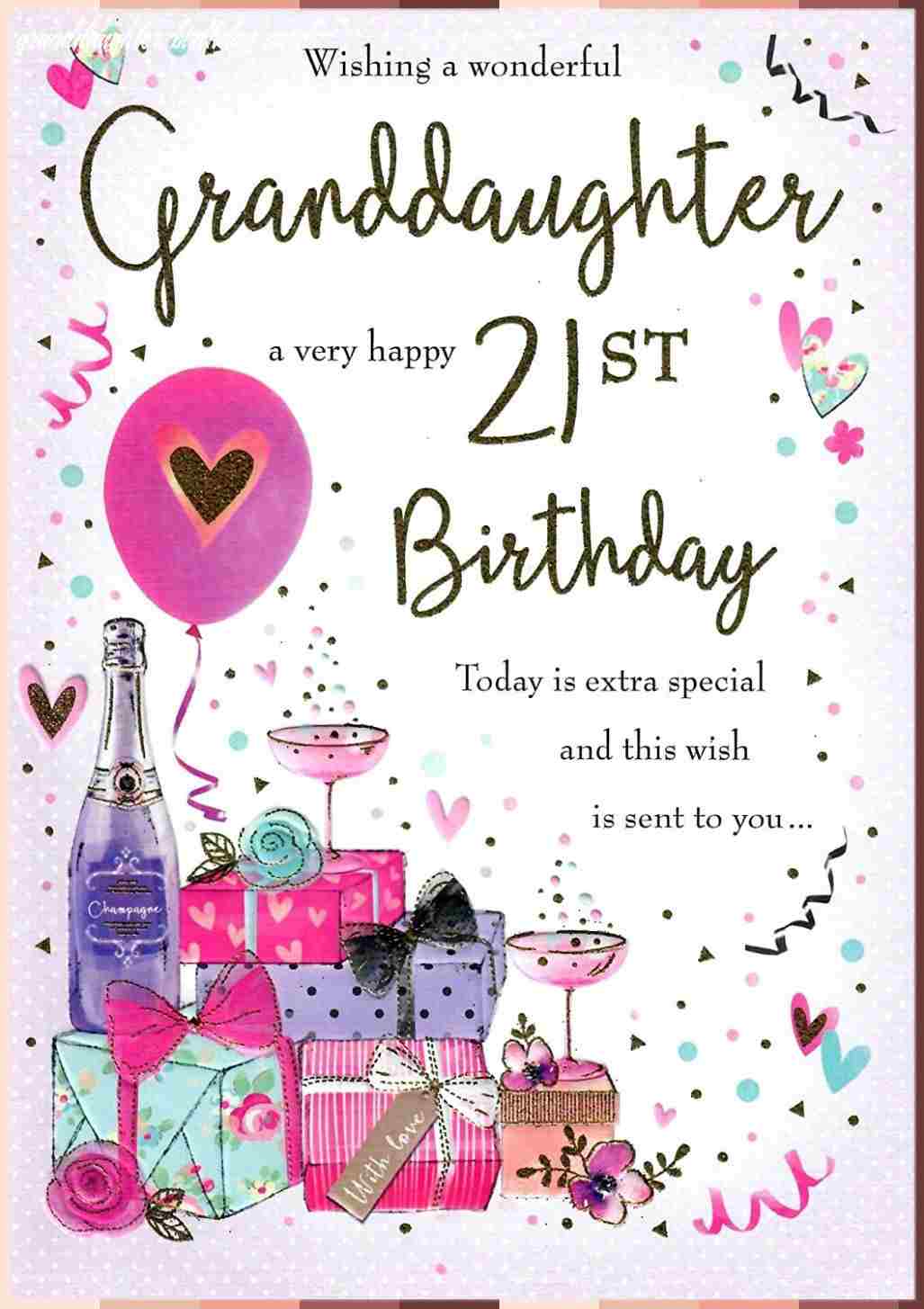 happy 21st birthday granddaughter images
