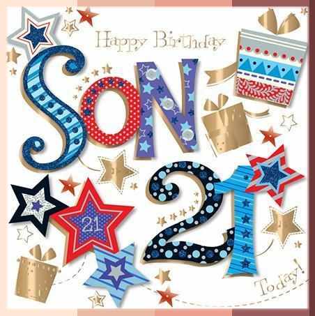 21st birthday son images
