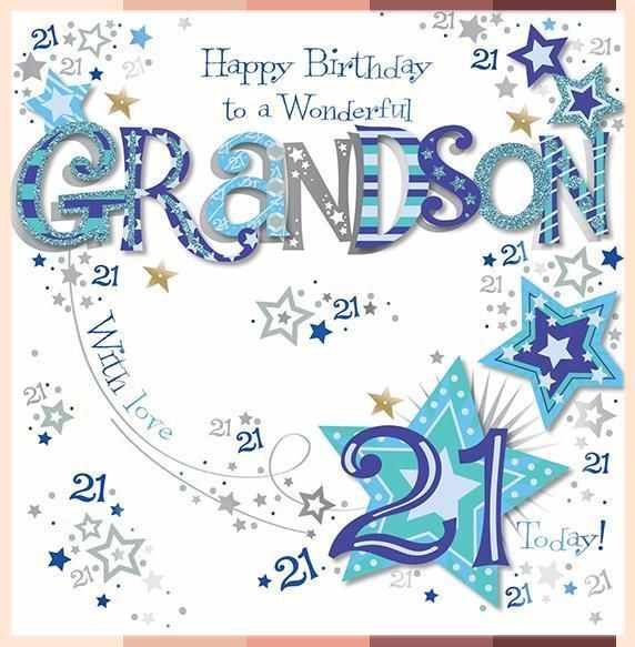 happy 21st birthday grandson images
