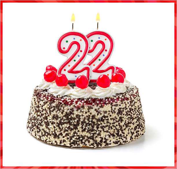 22nd birthday cake images
