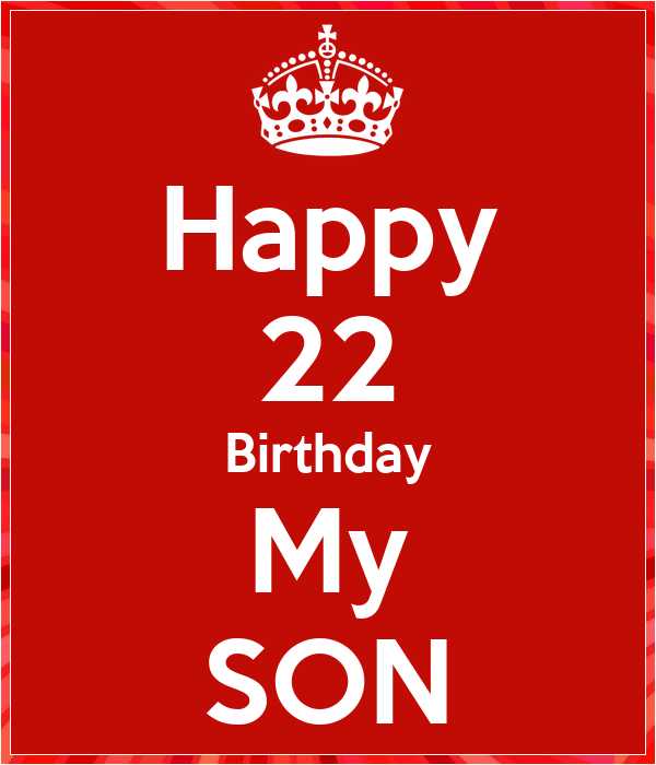 happy 22nd birthday son images
