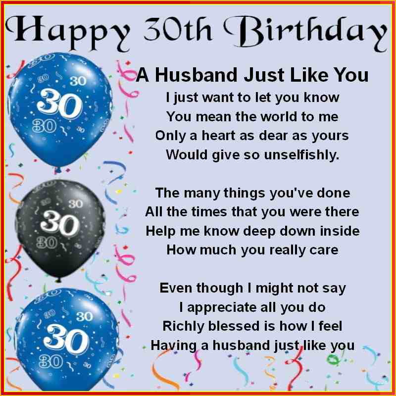 happy 30th birthday husband image
