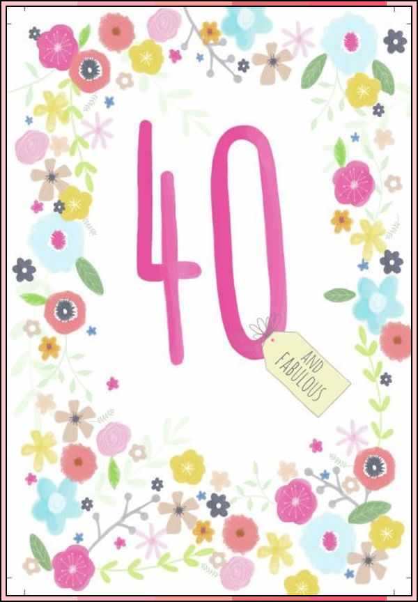 40th birthday wishes images
