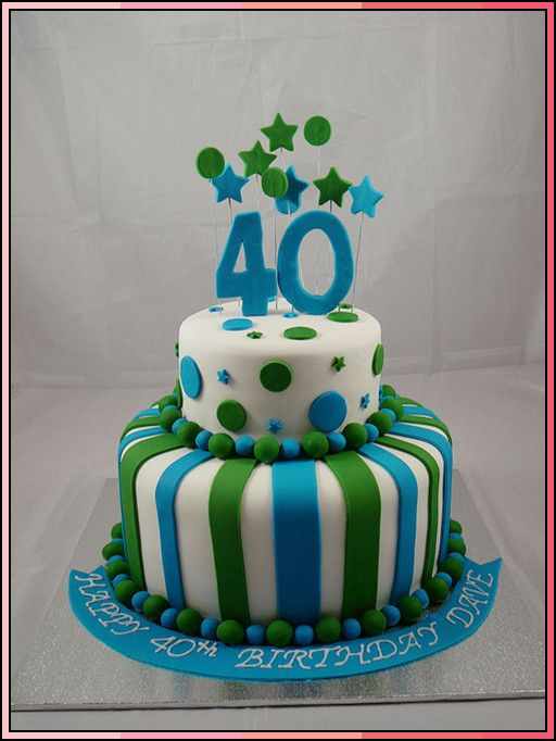 40th birthday cake images
