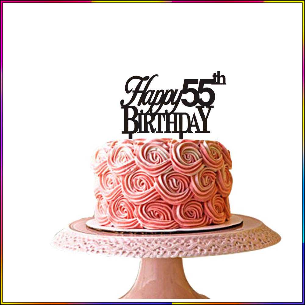 55th birthday cake image
