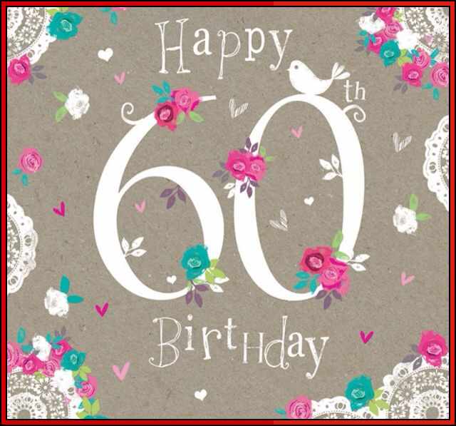free happy 60th birthday images for her