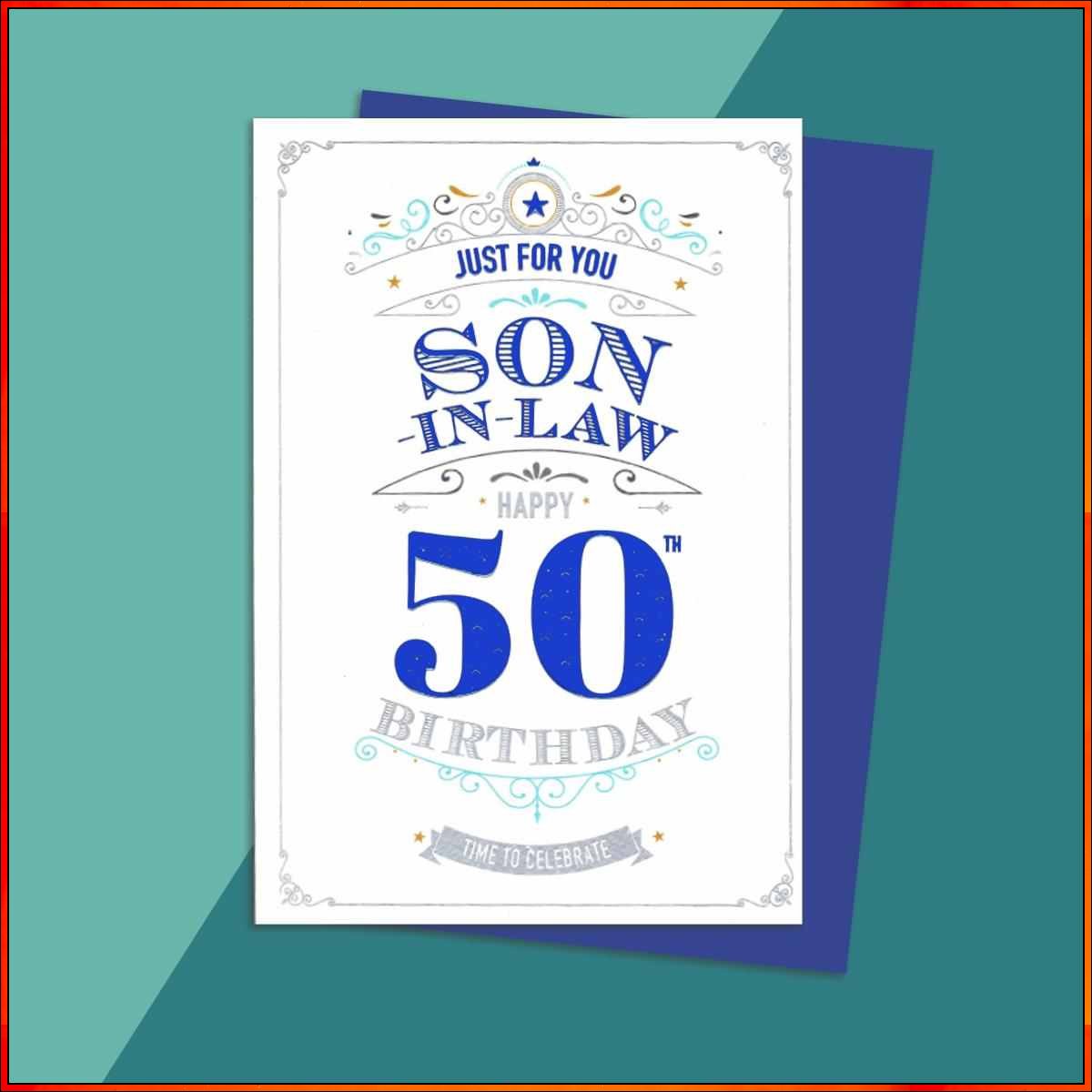 50th birthday son in law image
