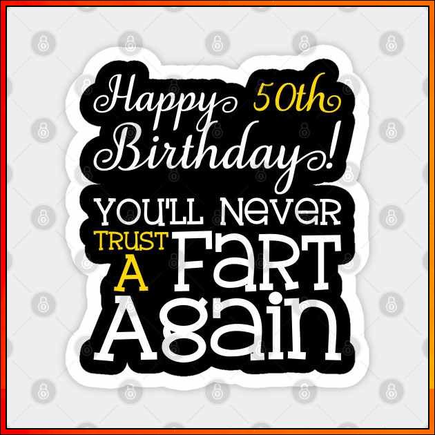 happy 50th birthday funny image
