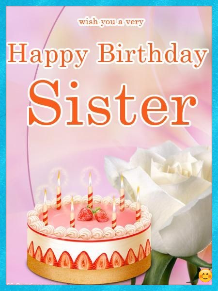 happy birthday for sister images
