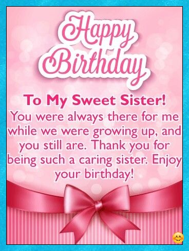 happy birthday to my sister images