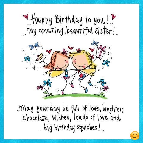 happy birthday sister images funny