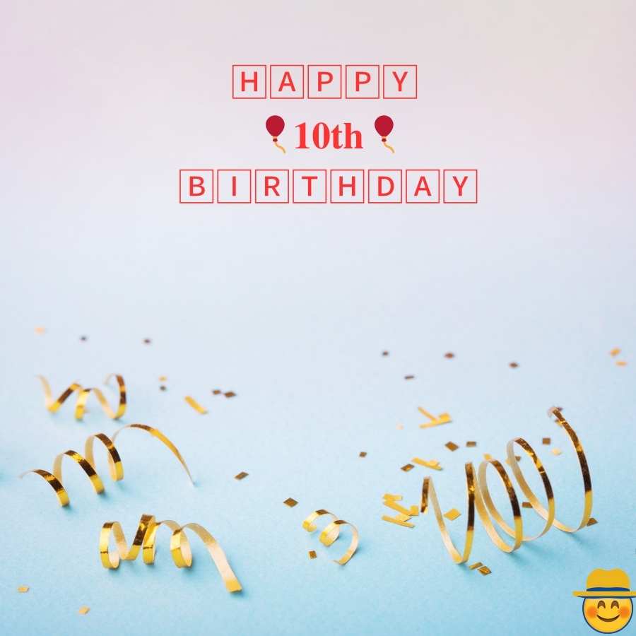 happy 10th birthday image for women