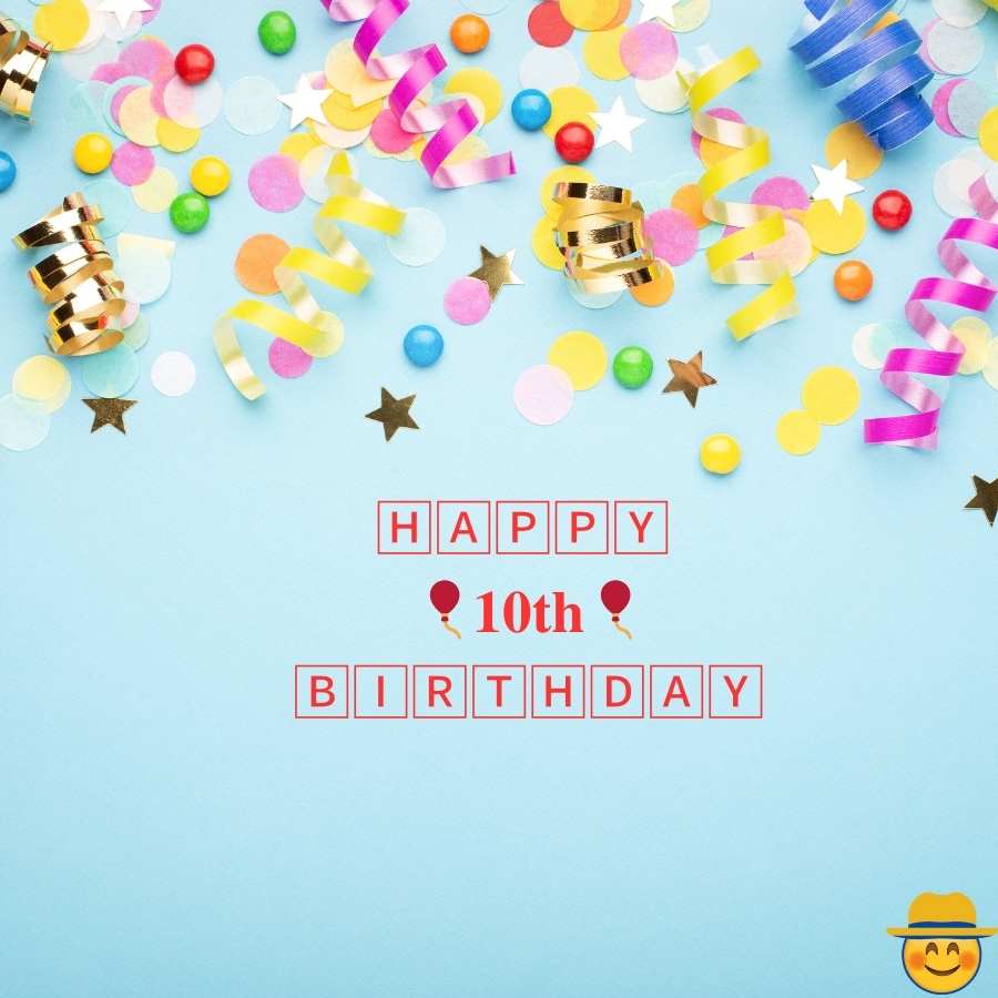 male happy 10th birthday images