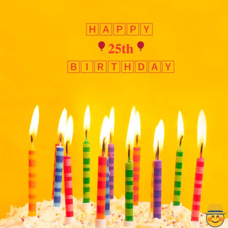 free 25th birthday image for him