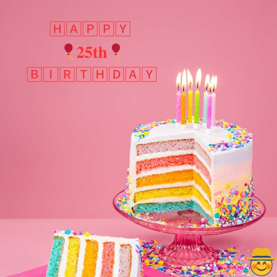 free 25th birthday image for her