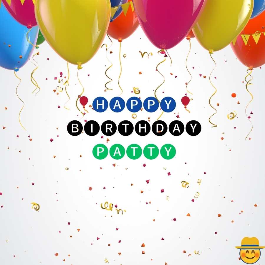 happy birthday balloon patty images