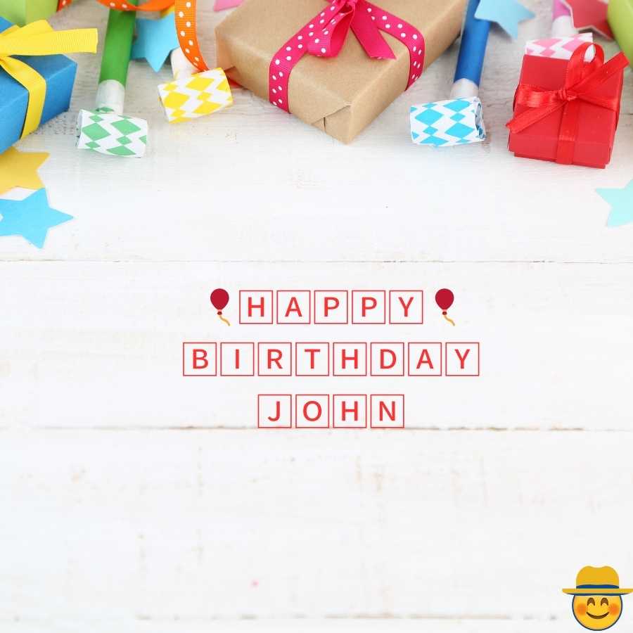 free happy birthday john image