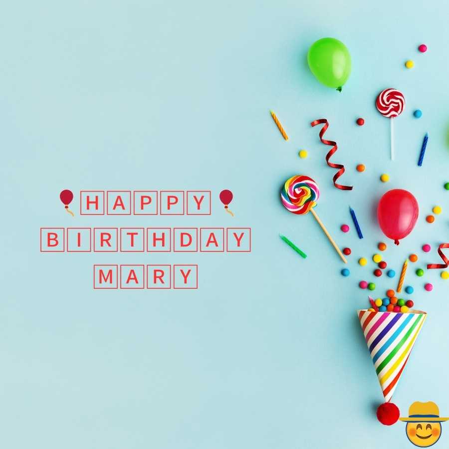 birthday cake Mary image