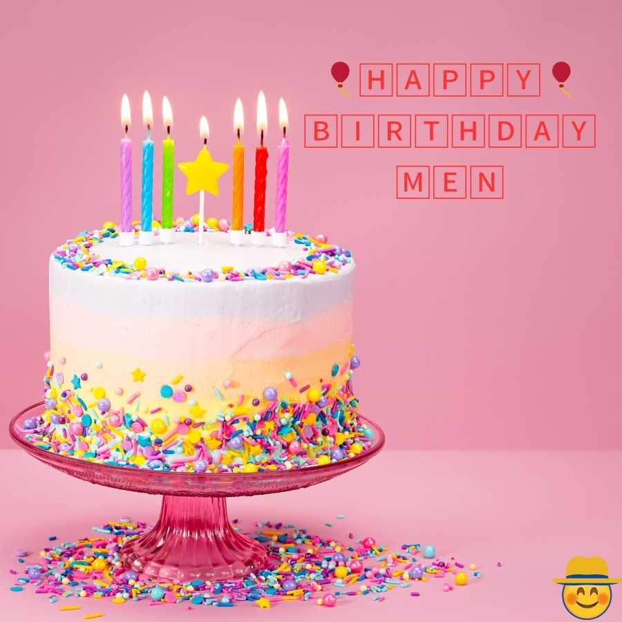 happy birthday Men image