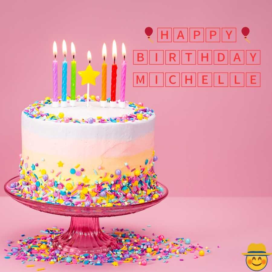 image of happy birthday Michelle